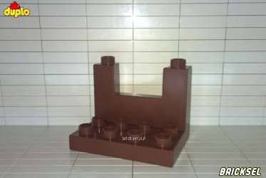 Рампа стены замка коричневая