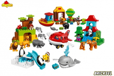 Набор LEGO DUPLO 10805: Вокруг света, В мире животных