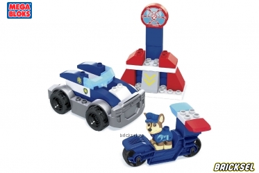Конструктор Mega Bloks GYJ00 Щенячий патруль: Гонщик и полицейская погоня